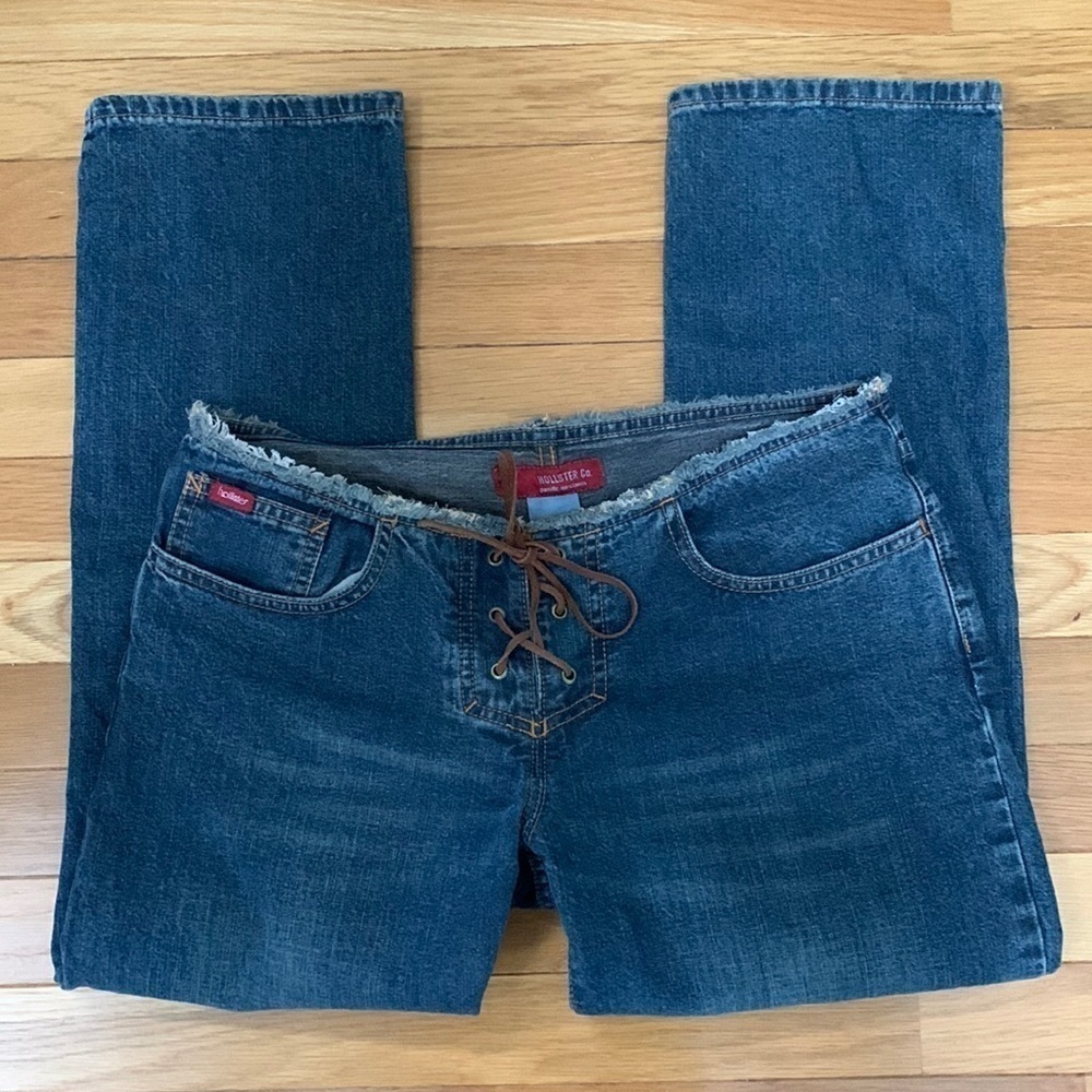 Hollister Rawhide Lace-up Capri Jeans